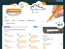 Tablet Screenshot of hoopforhealth.com